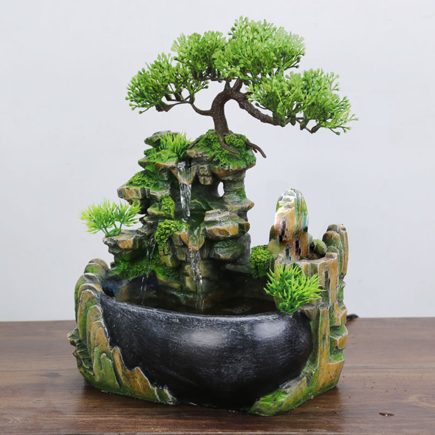 Zen Desk Waterfall Fountain with Pump Ornament