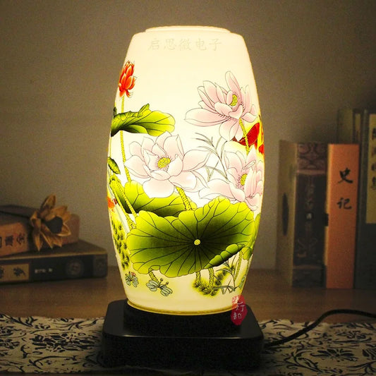 Chinese Style Ceramics Table Lamp