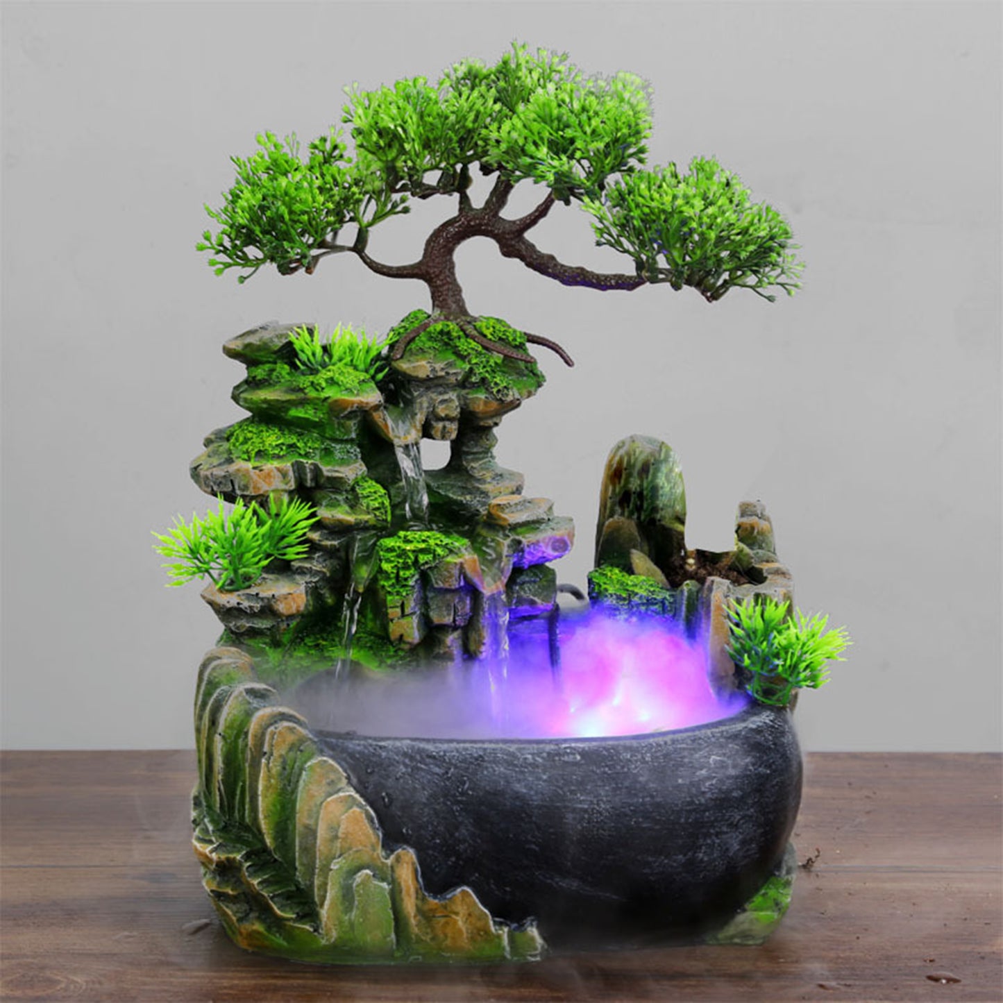 Zen Desk Waterfall Fountain with Pump Ornament