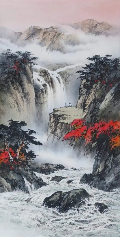 Classical Chinese Wall Painting Poster