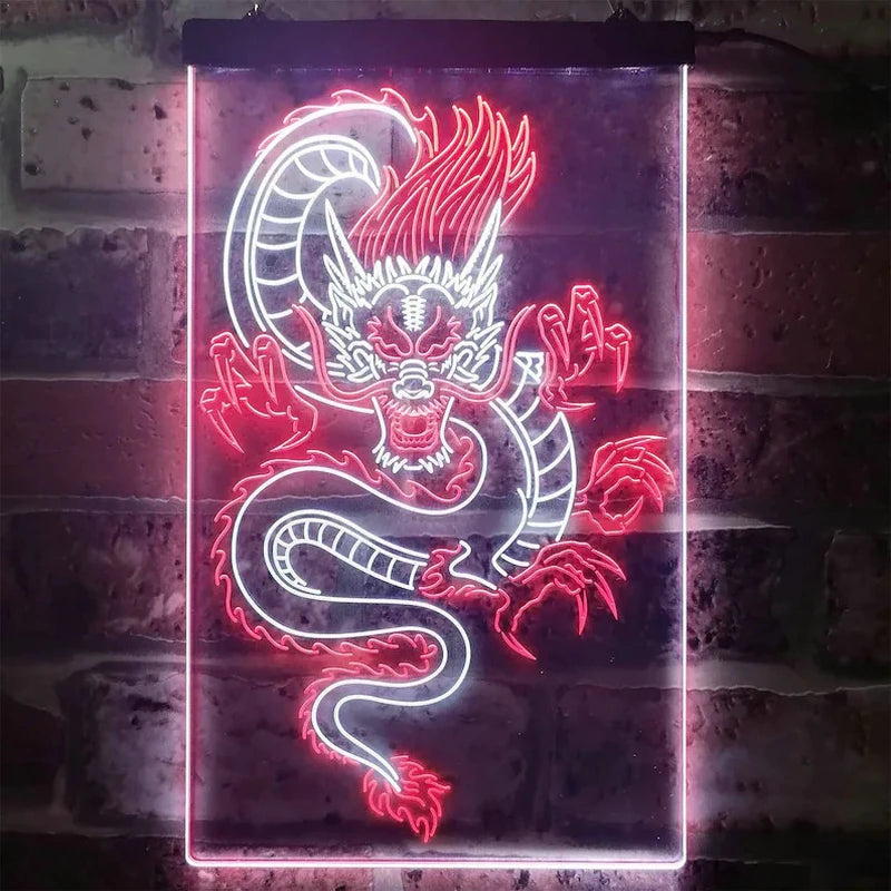 Dragon Totem Dual Color LED Neon Sign