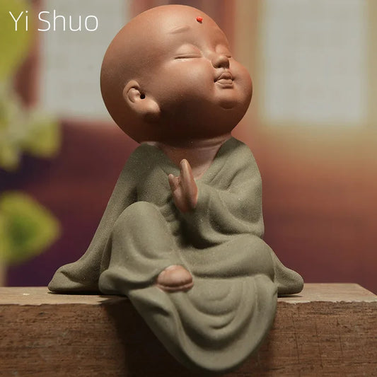 Ceramic Little Monk Decoration