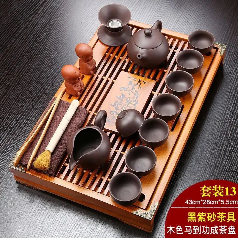 Purple Clay Chinese Kung Fu Tea Set