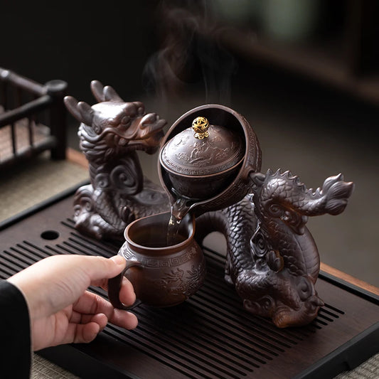 Dragon Chinese Kung Fu tea set