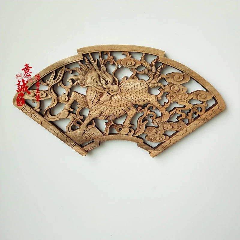 Traditional Chinese Woodcarving Wall Hanging