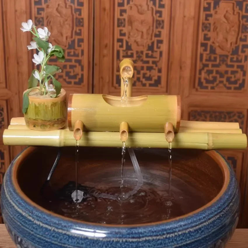 Bamboo Tube Feng Shui Fountain