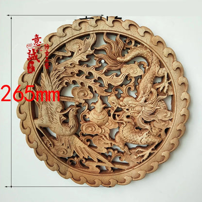 Traditional Chinese Woodcarving Wall Hanging