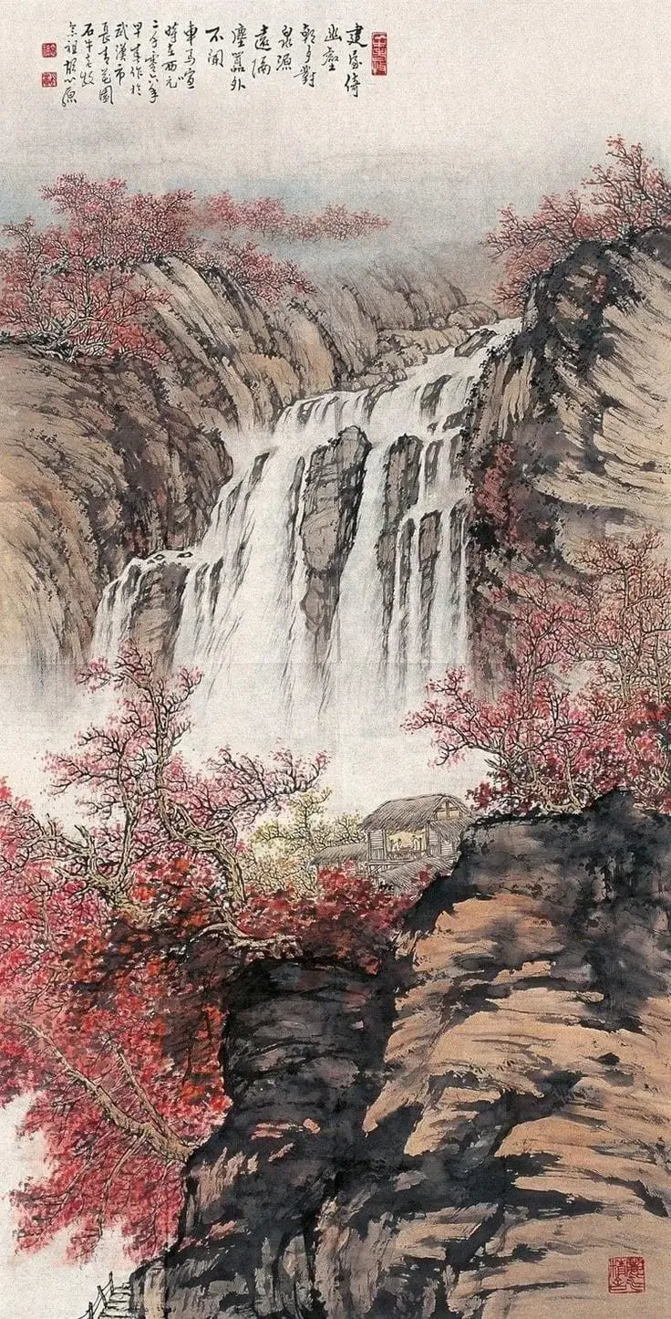 Classical Chinese Wall Painting Poster