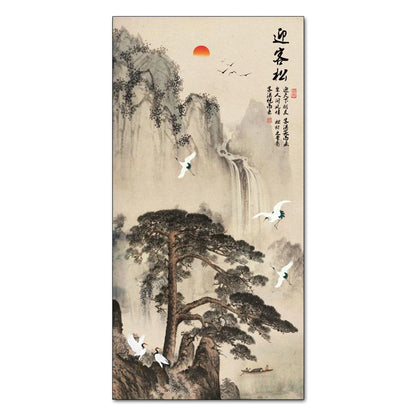 Chinese Ink Style Wall Poster