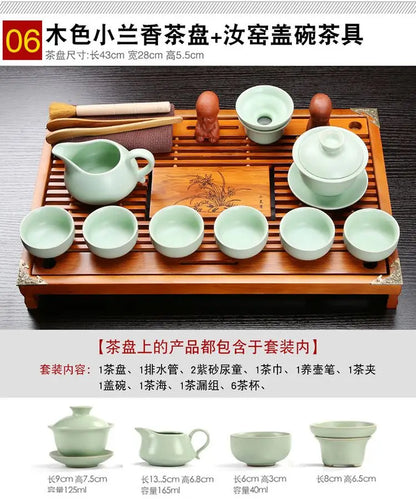 Purple Clay Chinese Kung Fu Tea Set