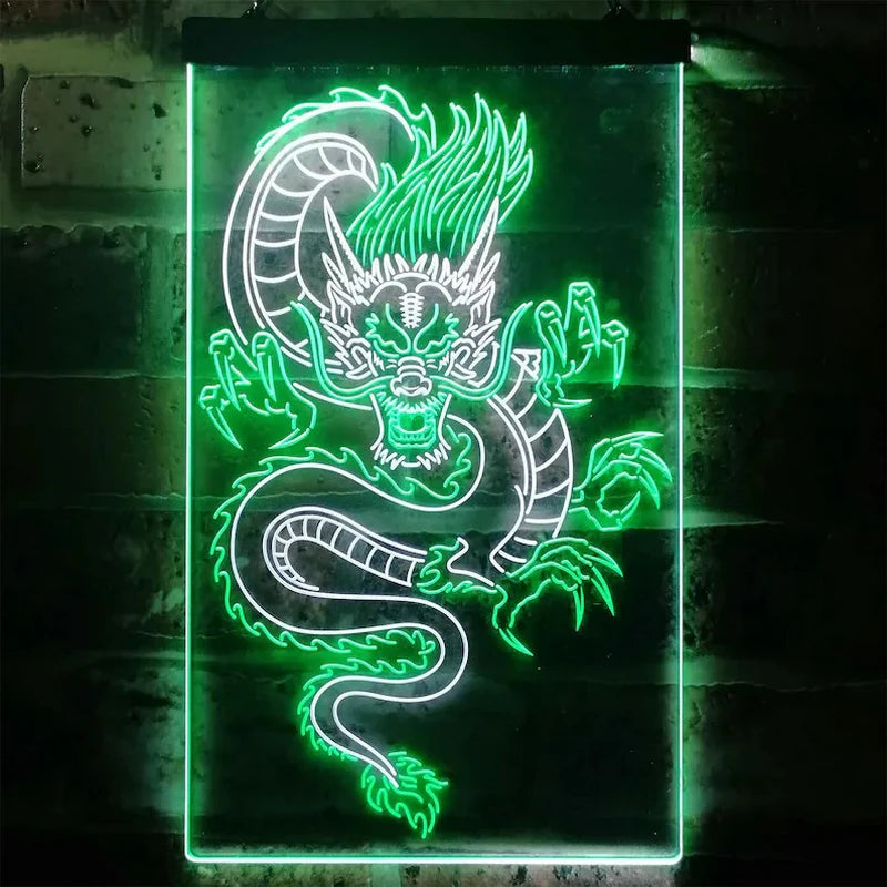 Dragon Totem Dual Color LED Neon Sign