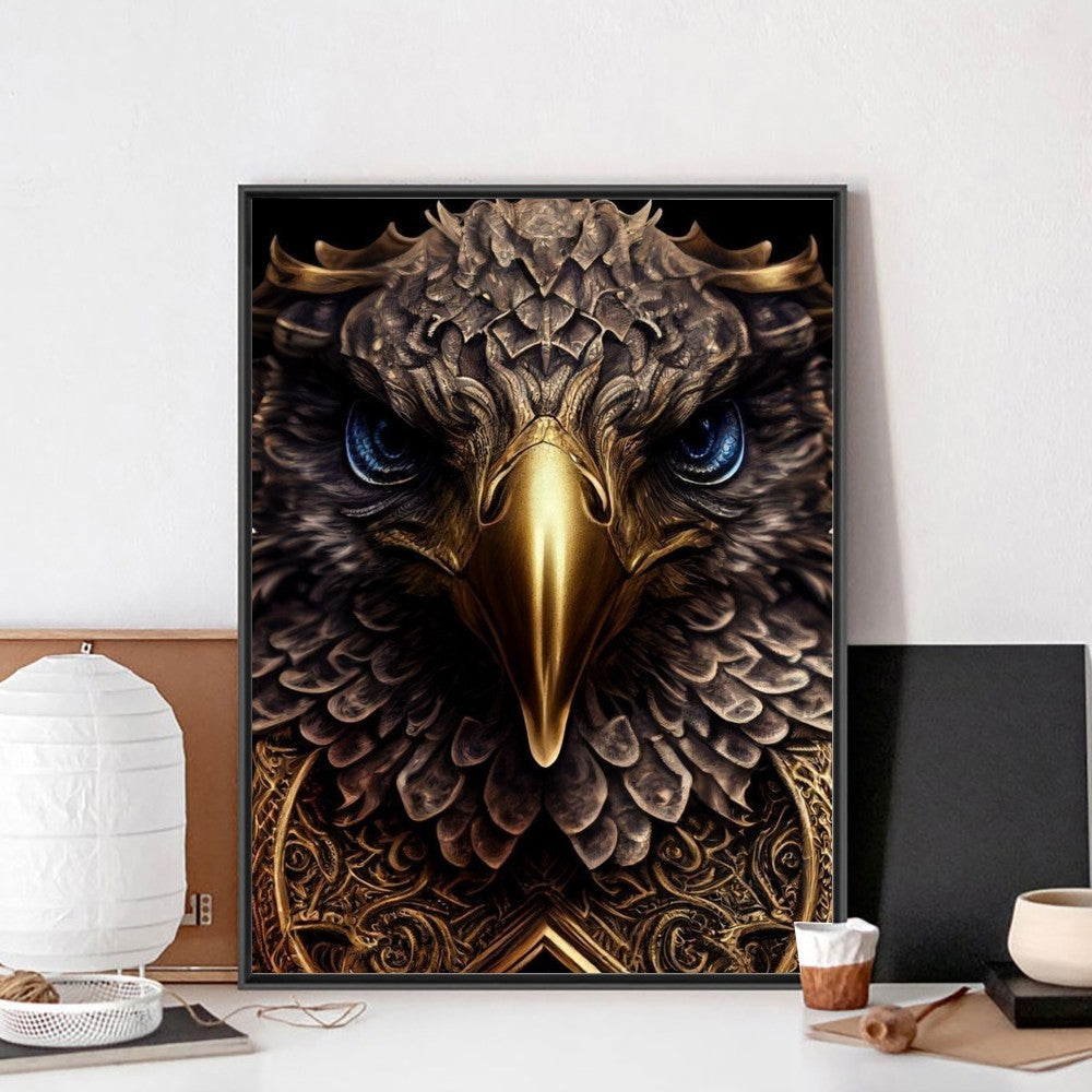 Black and Gold Animals Portrait Poster