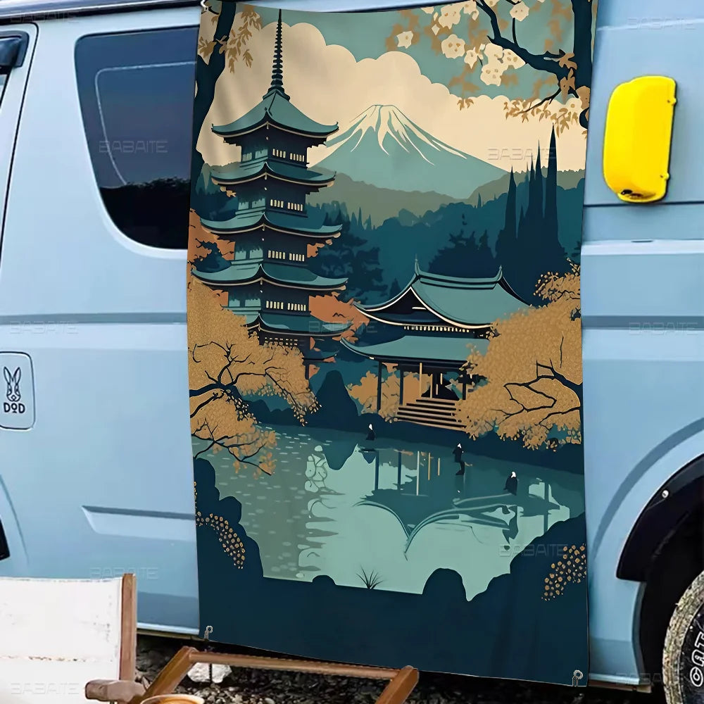 Vintage Japanese Art Banner