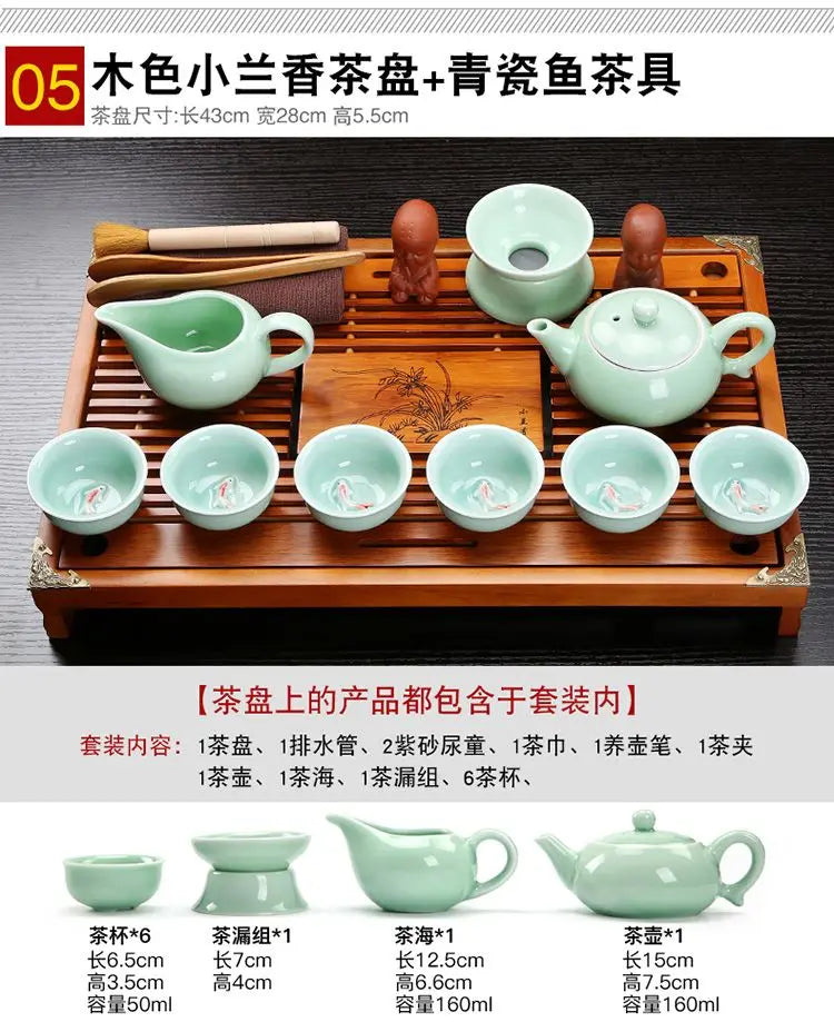 Purple Clay Chinese Kung Fu Tea Set