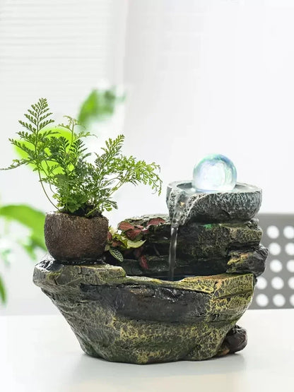 Rocky Feng Shui Desktop Fountain