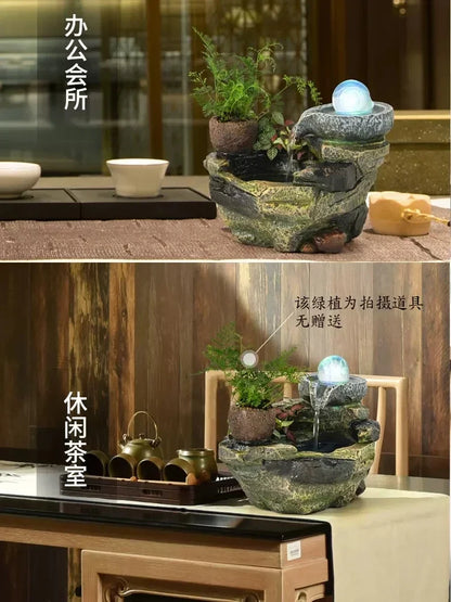 Rocky Feng Shui Desktop Fountain