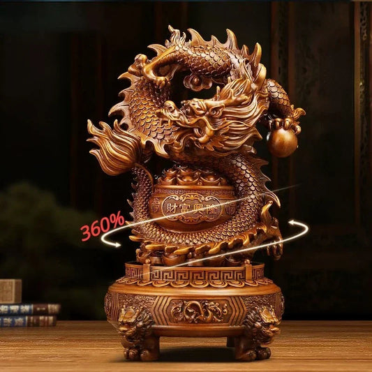 Wealth Dragon Feng Shui Ornament