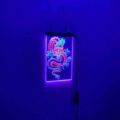 Dragon Totem Dual Color LED Neon Sign