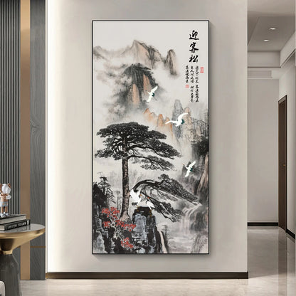 Chinese Ink Style Wall Poster