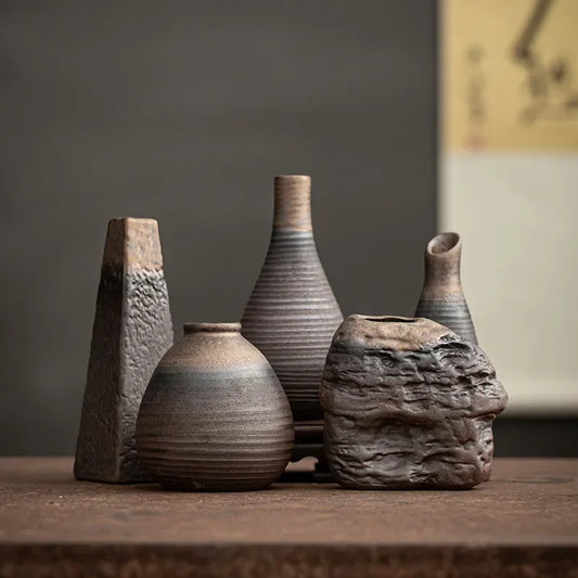 Handmade Antique Ceramic Vases