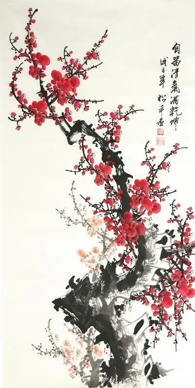 Classical Chinese Wall Painting Poster