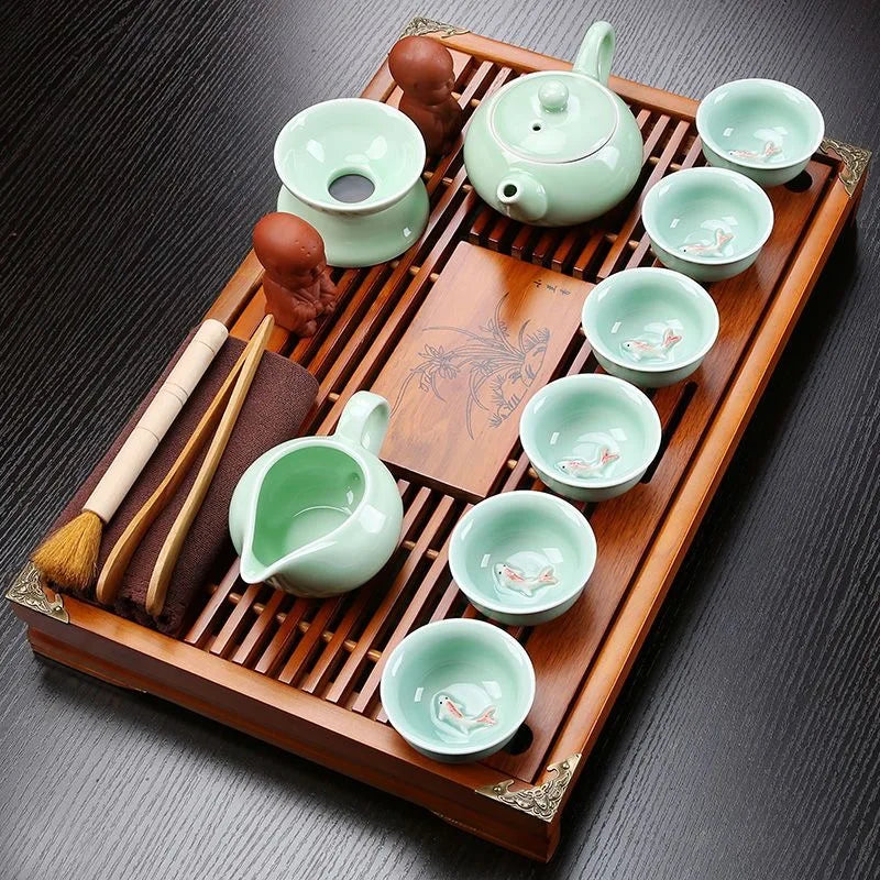 Purple Clay Chinese Kung Fu Tea Set