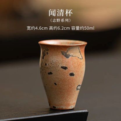 Japanese Style Kiln Ceramic Teacup