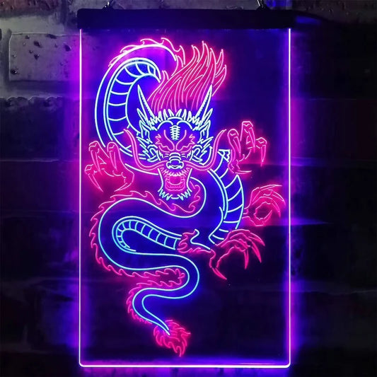 Dragon Totem Dual Color LED Neon Sign