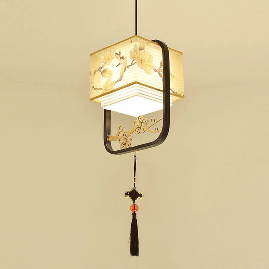 Chinese Style  Porch & Corridor Cloth Chandelier