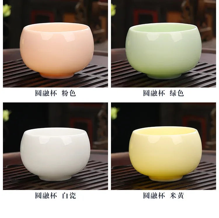 Chinese Jade White Porcelain Cup