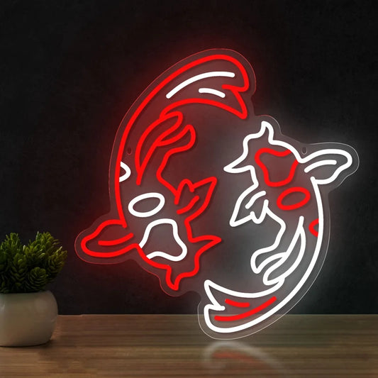 Double Carps LED Neon Light