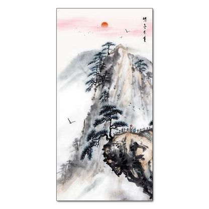 Chinese Ink Style Wall Poster