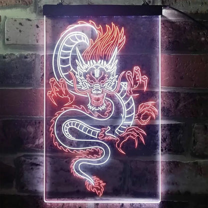 Dragon Totem Dual Color LED Neon Sign