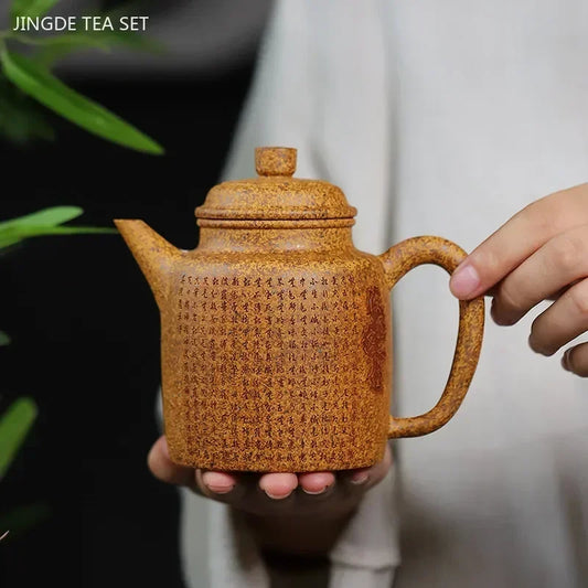 Handmade Purple Clay Chinese Teapot