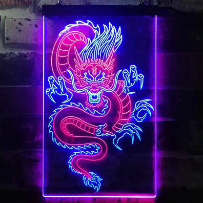 Dragon Totem Dual Color LED Neon Sign