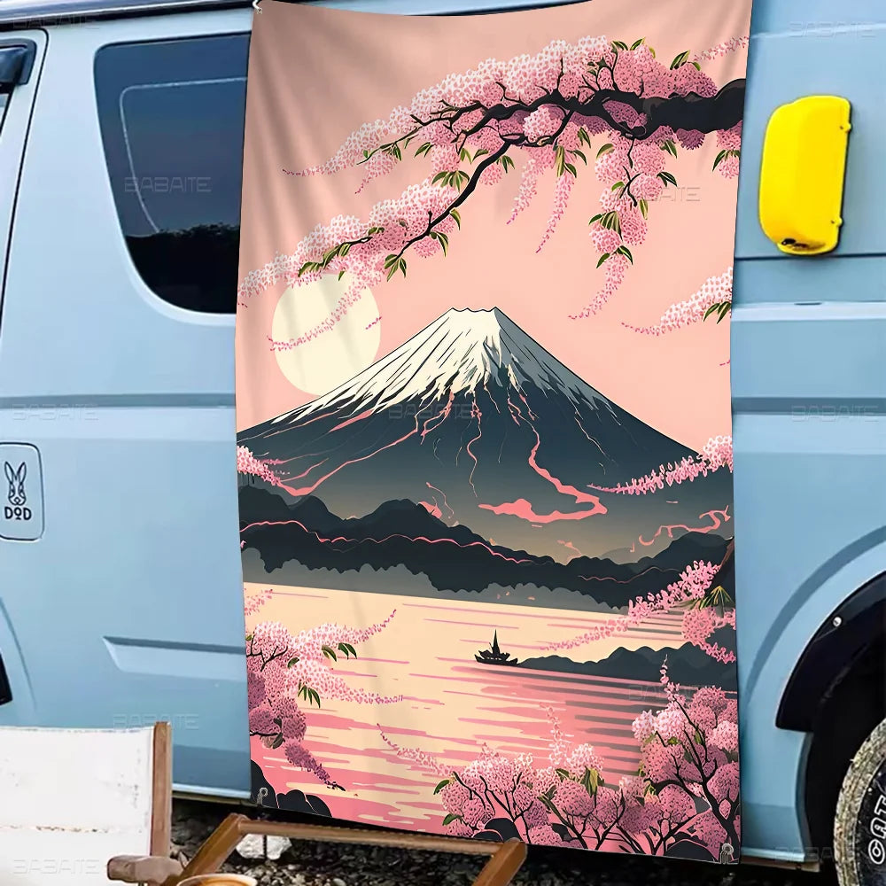 Vintage Japanese Art Banner